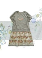 Surface Spell Blooming Roses Over A Porch Short Sleeve One Piece(Pre-Order)